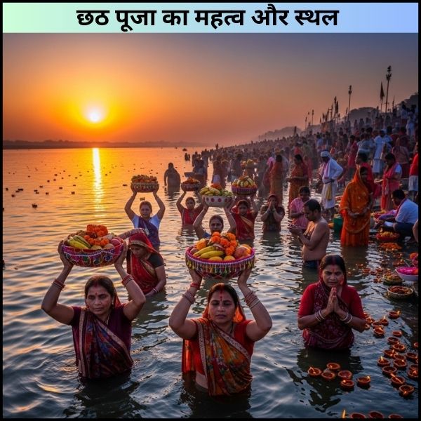 छठ पूजा का महत्व और स्थल