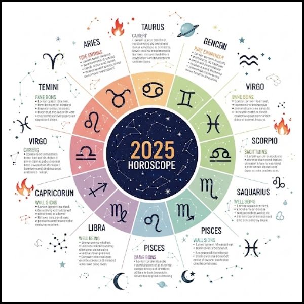 12 राशियों का राशिफल – आज का 2025