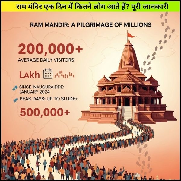 राम मंदिर एक दिन में कितने लोग आते हैं? पूरी जानकारी