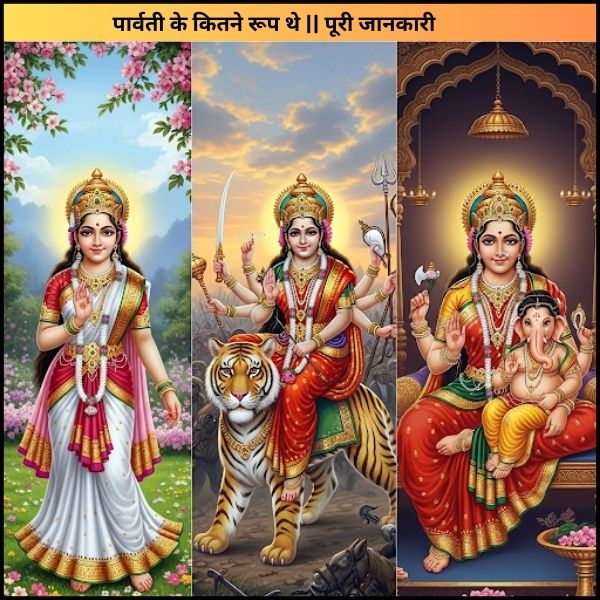 पार्वती के कितने रूप थे पूरी जानकारी