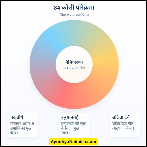 84 कोसी परिक्रमा नैमिषारण्य में कहाँ होती है