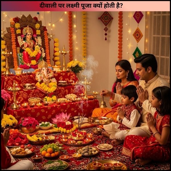 दीवाली पर लक्ष्मी पूजा क्यों होती है