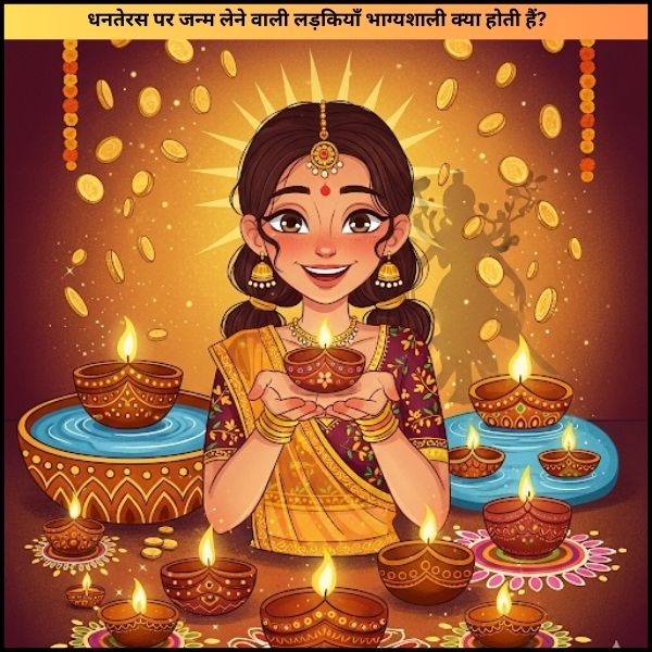 धनतेरस पर जन्म लेने वाली लड़कियाँ भाग्यशाली क्या होती हैं