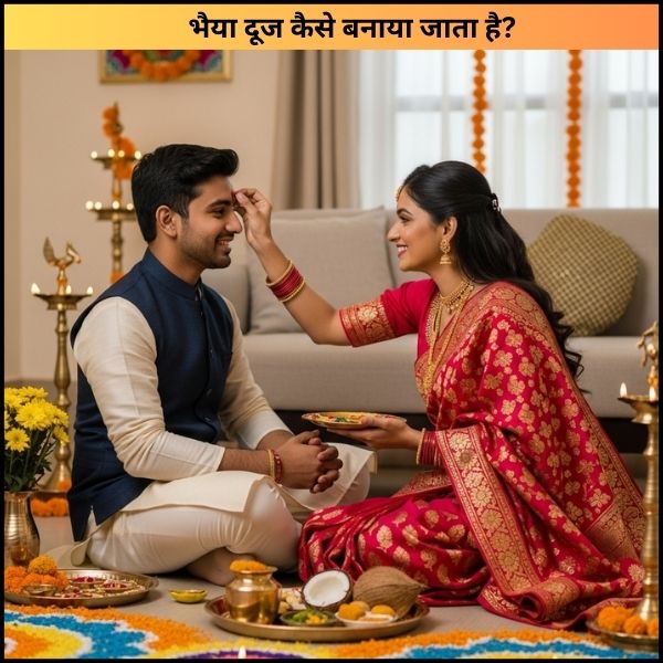 भैया दूज कैसे बनाया जाता है?