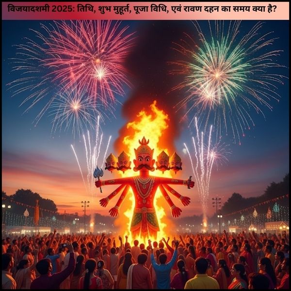 विजयादशमी 2025: तिथि, शुभ मुहूर्त, पूजा विधि, एवं रावण दहन का समय क्या है?