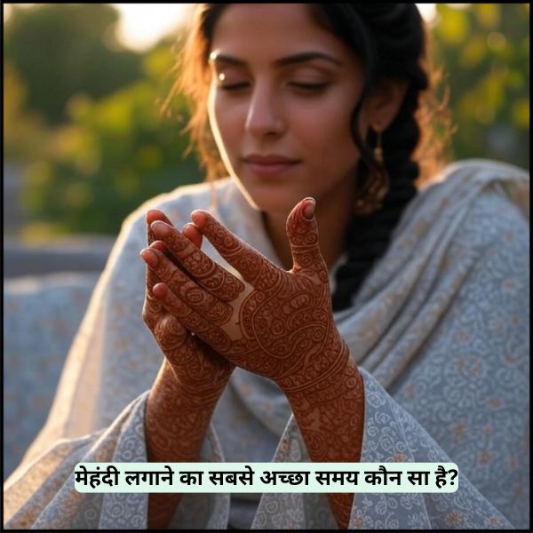 मेहंदी लगाने का सबसे अच्छा समय कौन सा है