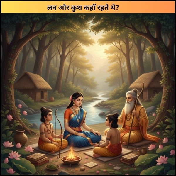 लव और कुश कहाँ रहते थे?