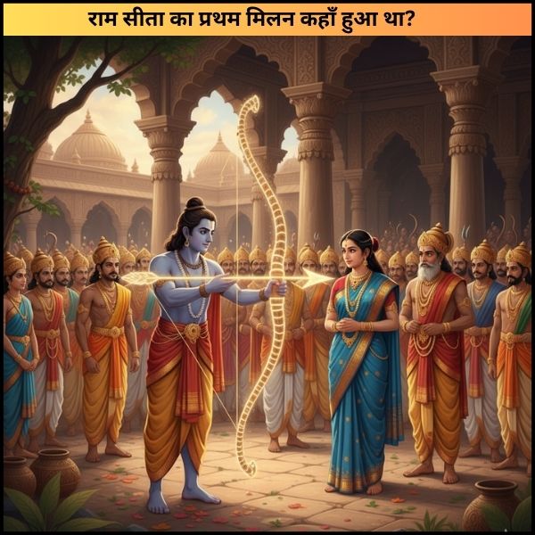 राम सीता का प्रथम मिलन कहाँ हुआ था