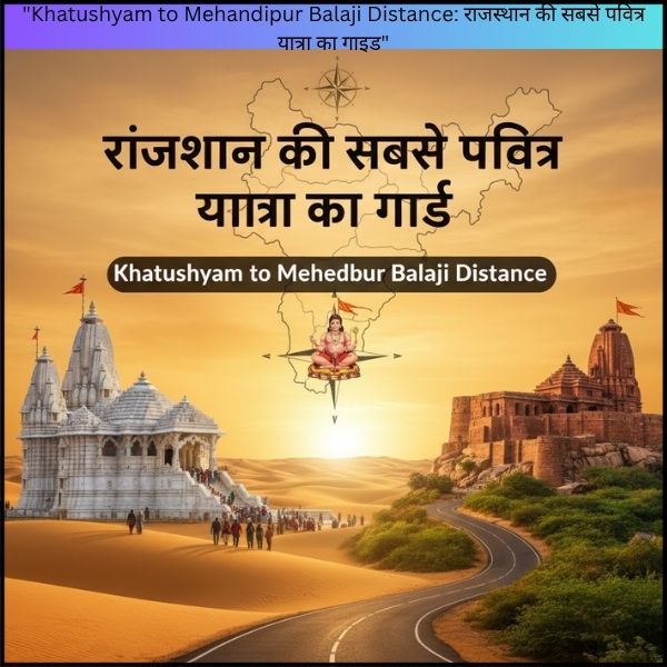 "Khatushyam to Mehandipur Balaji Distance: राजस्थान की सबसे पवित्र यात्रा का गाइड"