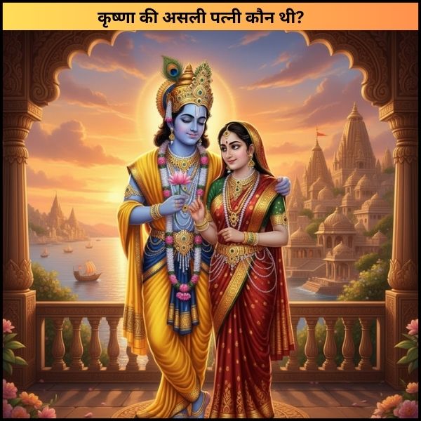 कृष्णा की असली पत्नी कौन थी