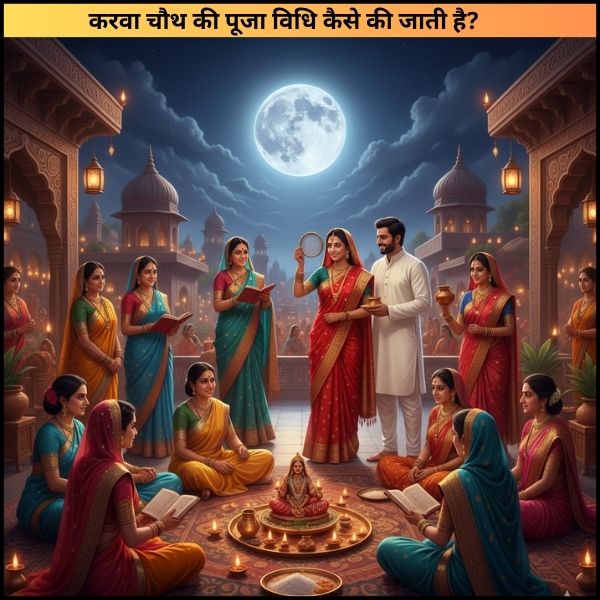 करवा चौथ की पूजा विधि कैसे की जाती है?