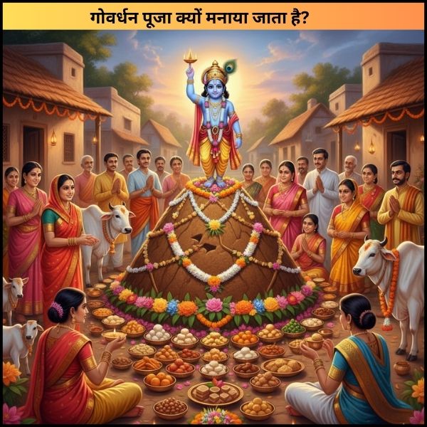 गोवर्धन पूजा क्यों मनाया जाता है