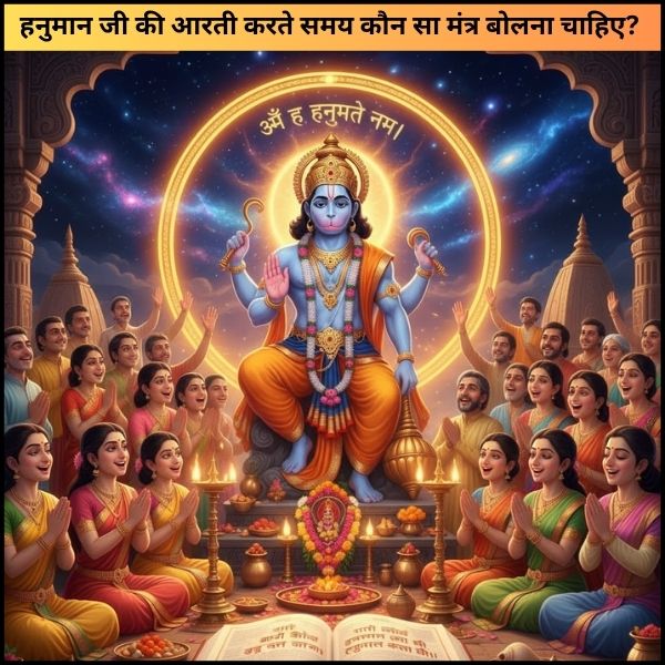 हनुमान जी की आरती करते समय कौन सा मंत्र बोलना चाहिए