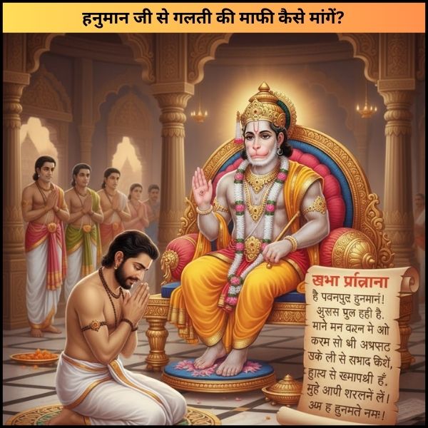 हनुमान जी से गलती की माफी कैसे मांगें